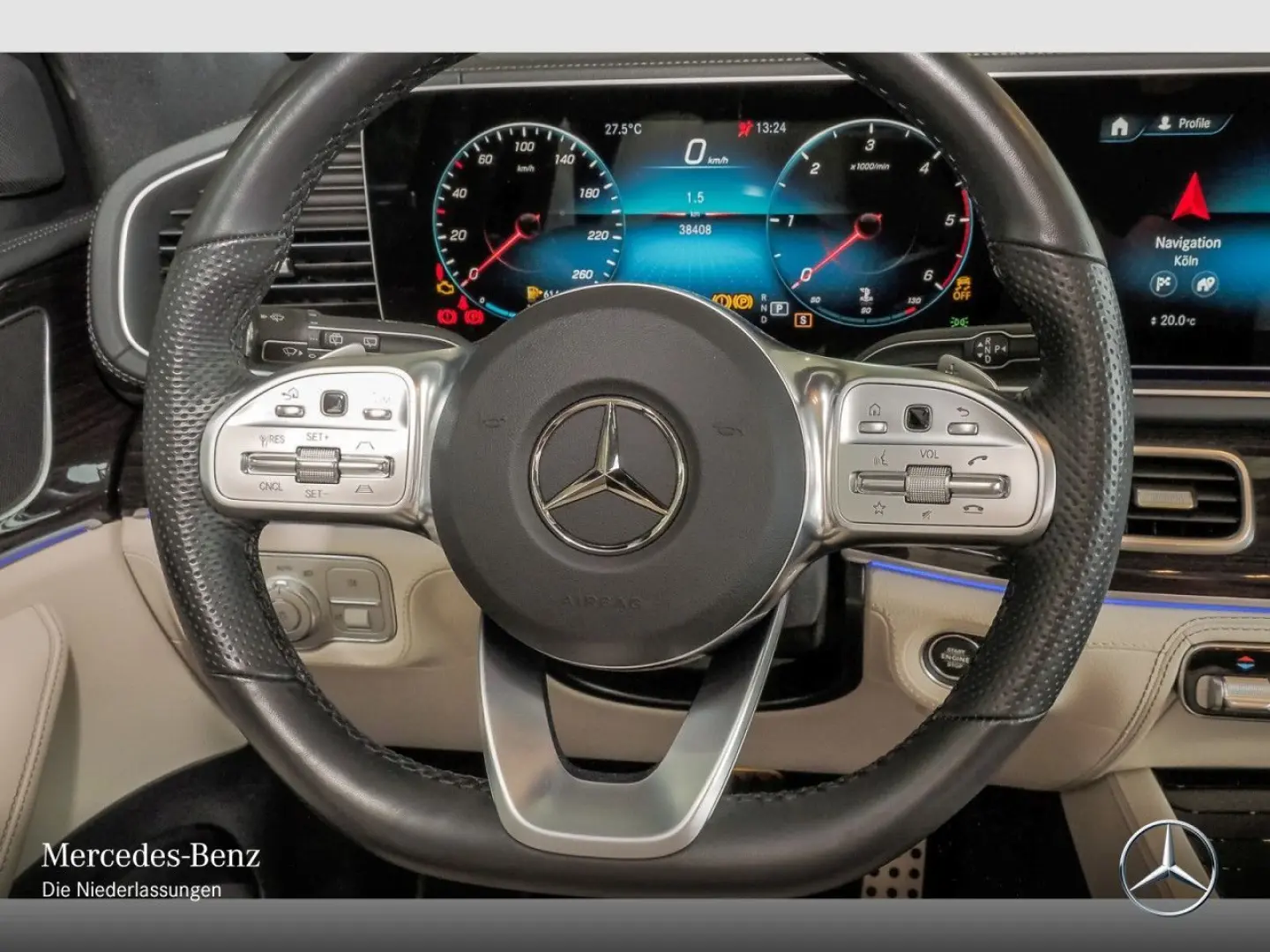 GLS 400 d 4M AMG Night Fahrass Pano Trittb HUD