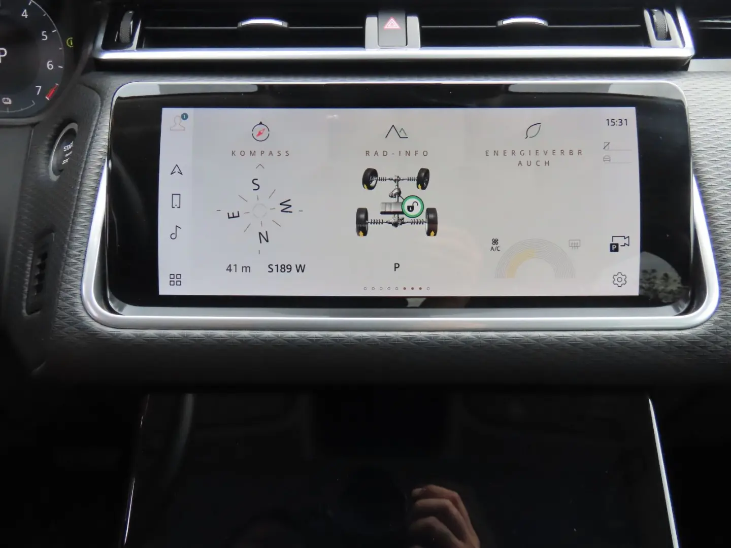Range Rover Velar Leder Memory Ambiente