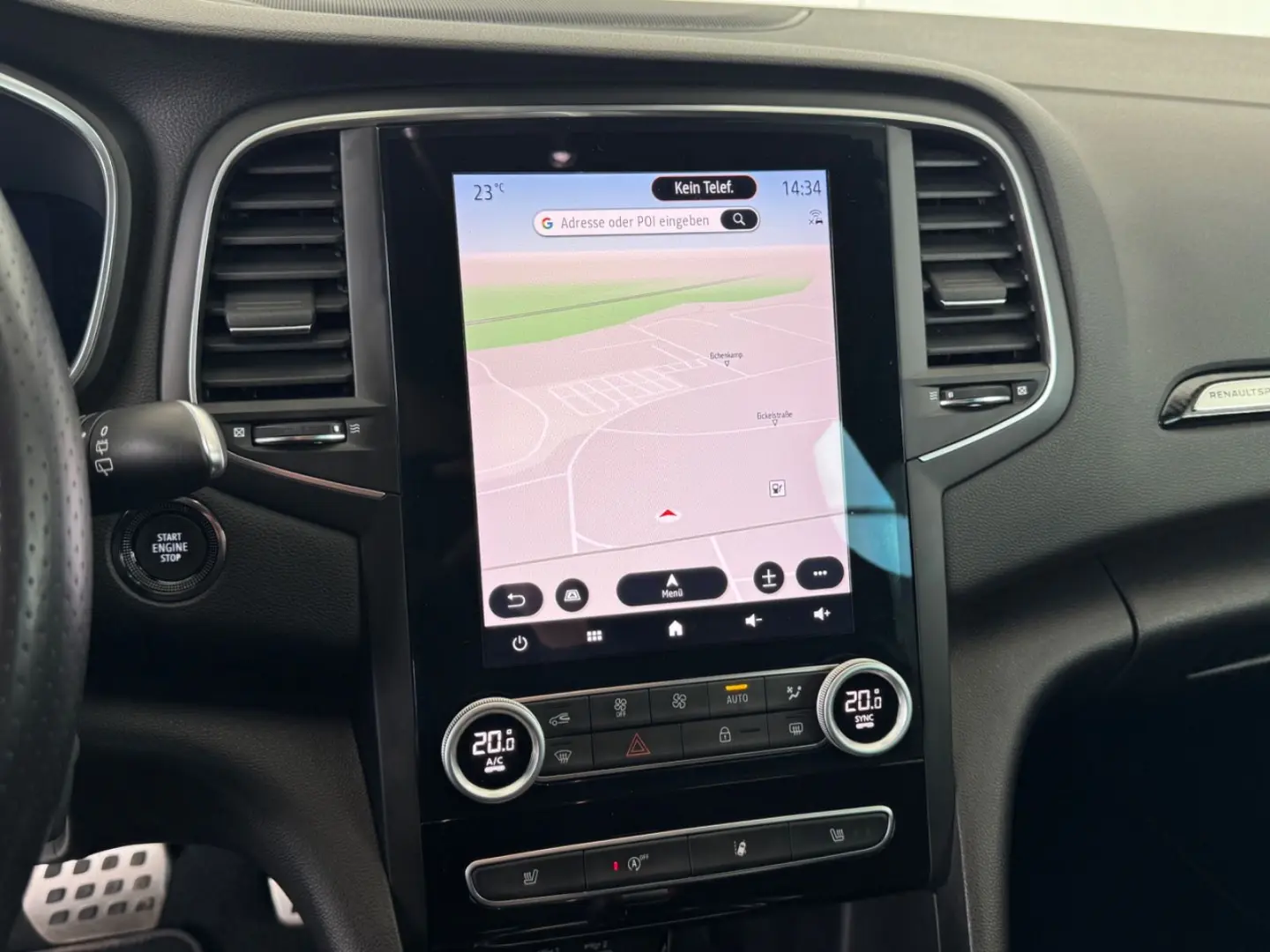 Megane R.S.  BOSE ACC R.S. Monitor 1.Hand