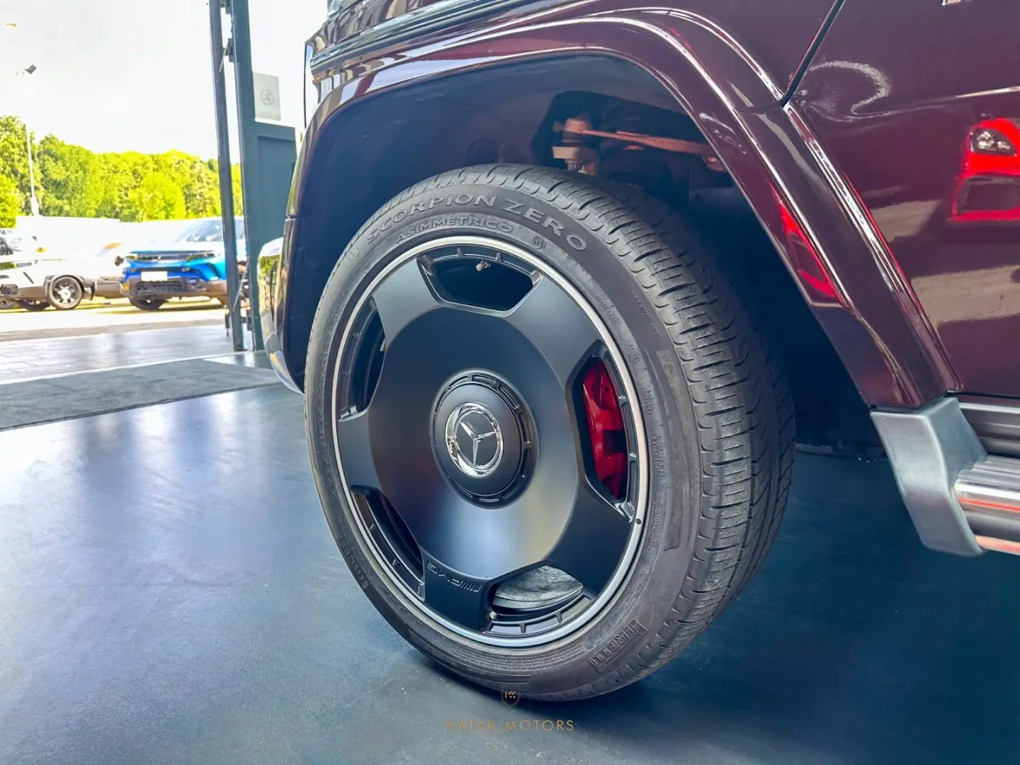 G 63 AMG VIOLETTE NIGHTPAKKET 22  BURMESTER