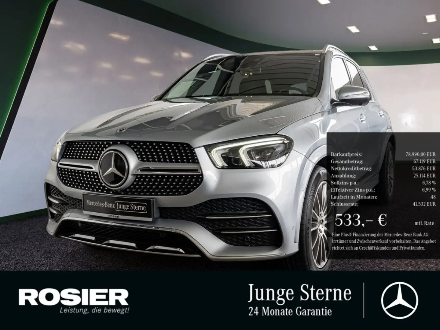GLE 400 d 4M AMG Sport Exclusive AHK Pano SHD Ka