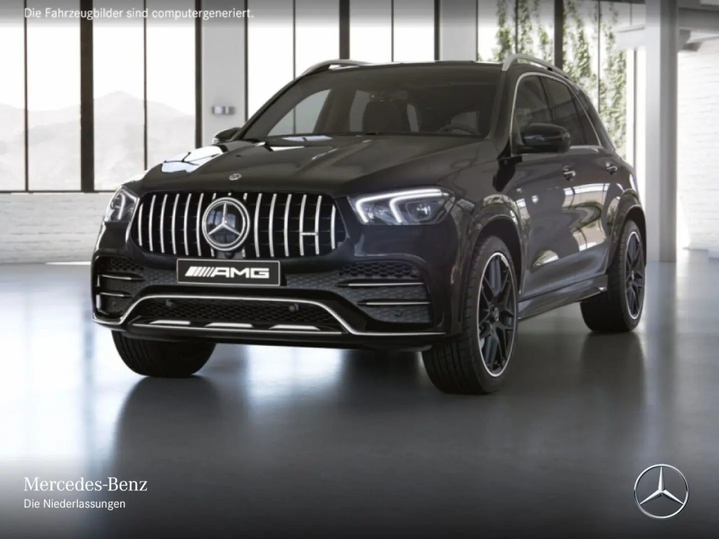 GLE 53 4M Distr Pano HUD AHK Burm Wide 360  LED