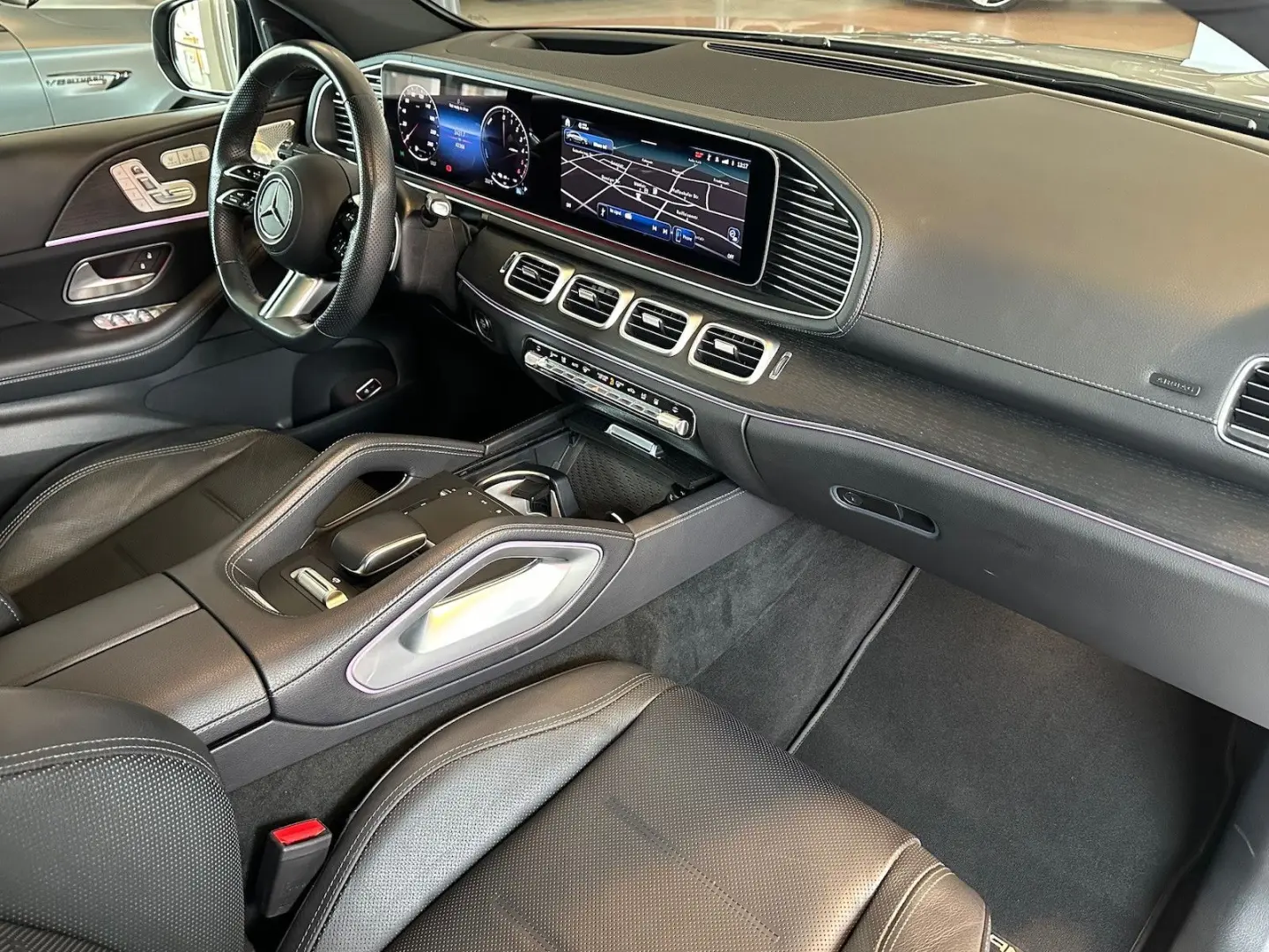 GLE 350 de 4Matic Coupe AMG  Alpingrau Pano Burm
