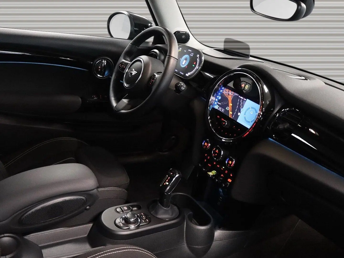 Cooper SE Head Up Panorama Glasdach