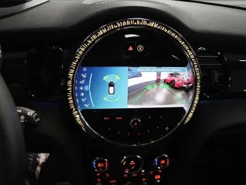 Cooper SE Head Up Panorama Glasdach