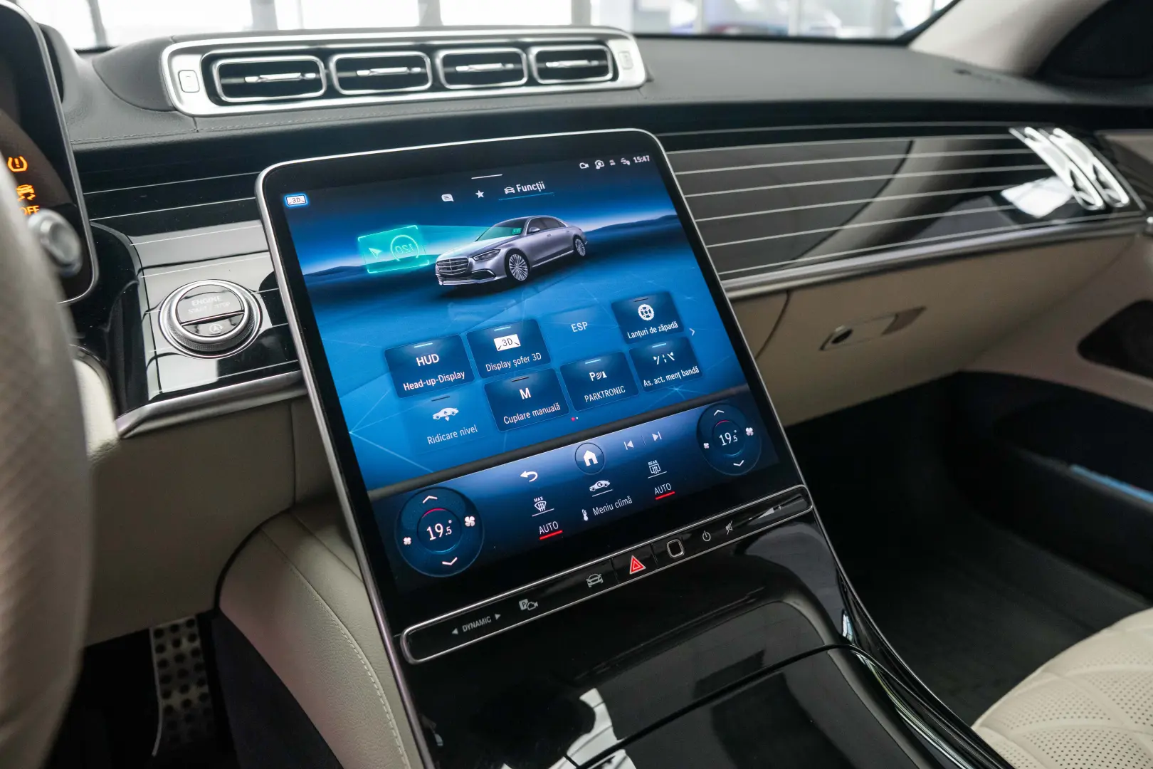 Mercedes-Benz S400d Long Bej int.