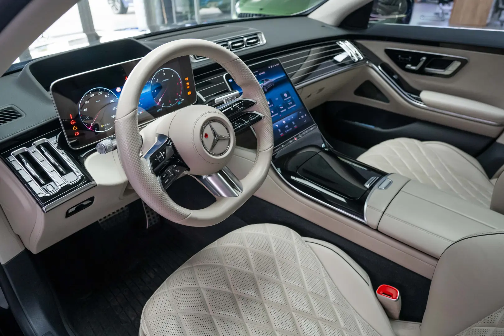 Mercedes-Benz S400d Long Bej int.