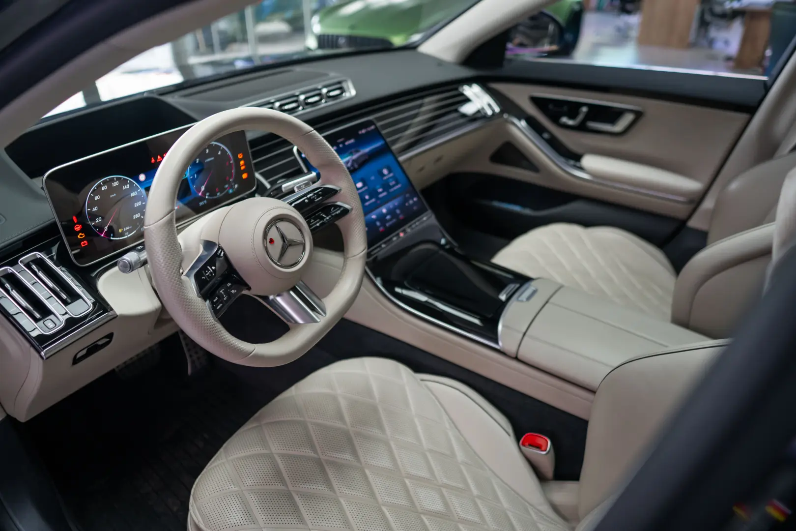 Mercedes-Benz S400d Long Bej int.