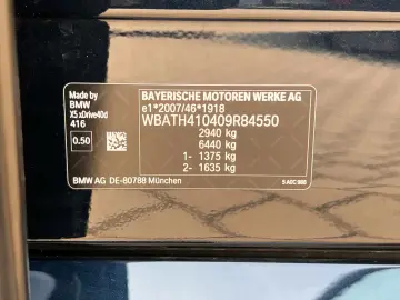 X5 40d M Sport 20 962 km