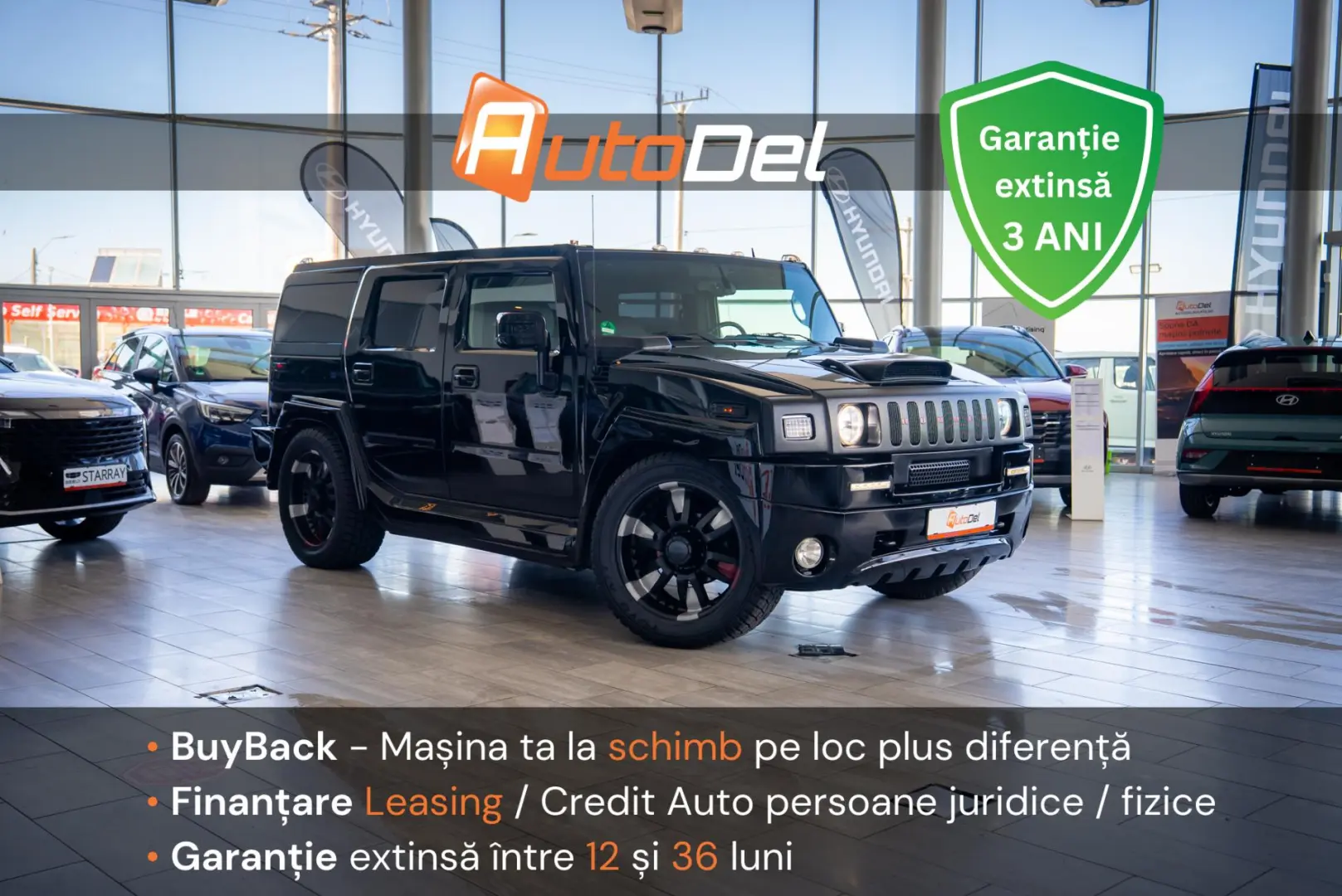 Hummer H2 GT 6.0 V8 Supercharged  GT BLACK EDITION