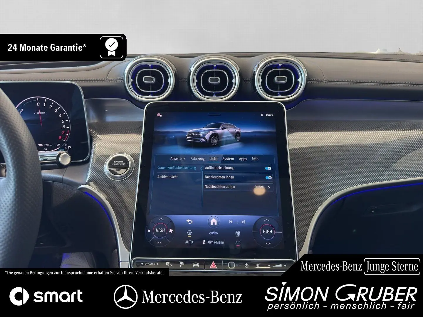 GLC 300 e 4M Coupé AMG Pano HUD Fahrassist AC DC