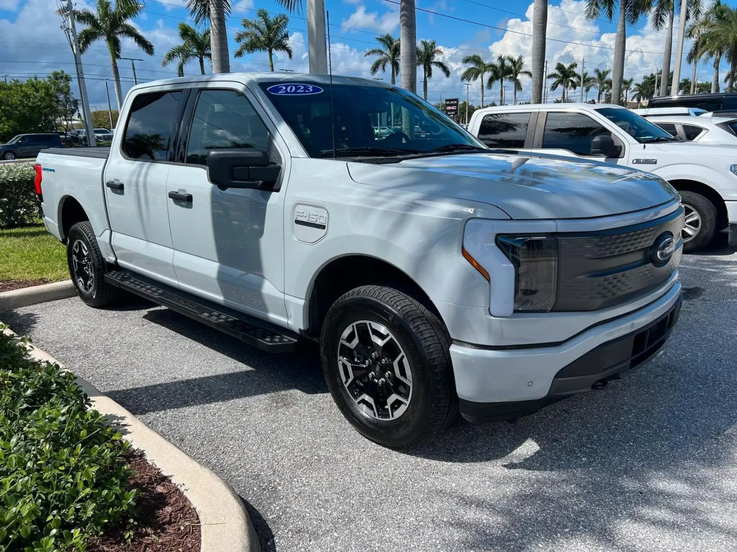 F 150 Lightning SXT AWD Elektro 2023 hellgrau