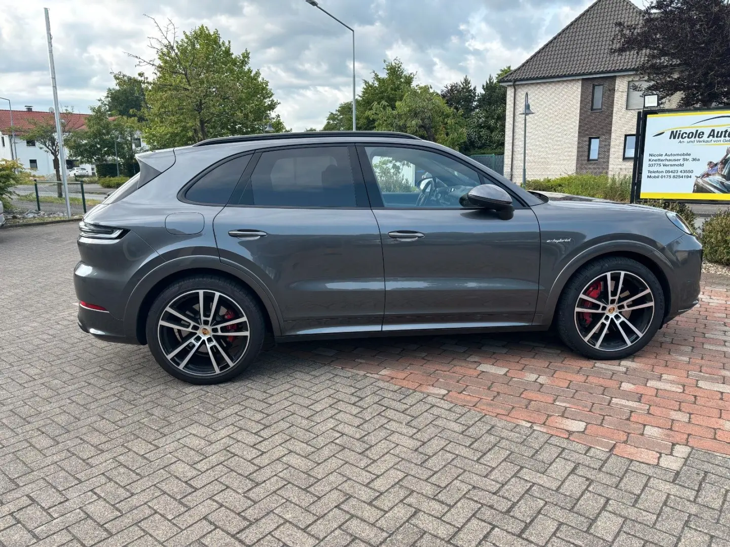 Cayenne S E-Hybrid Hinterachs Lenk Beif Display