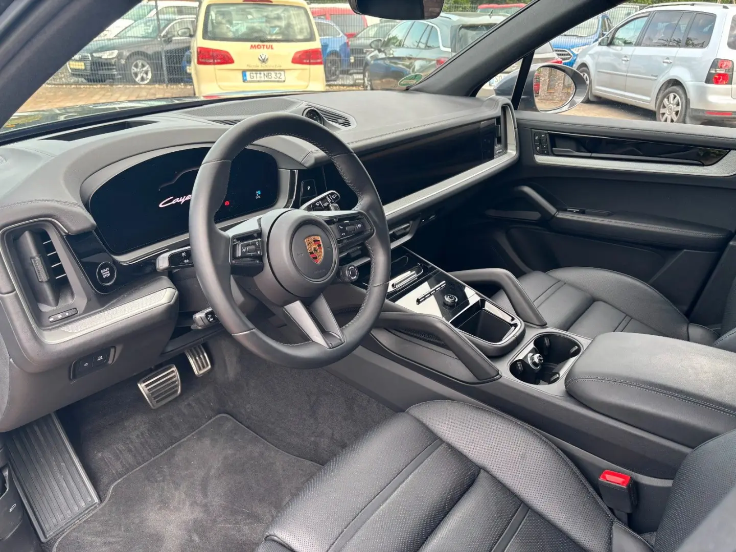 Cayenne S E-Hybrid Hinterachs Lenk Beif Display