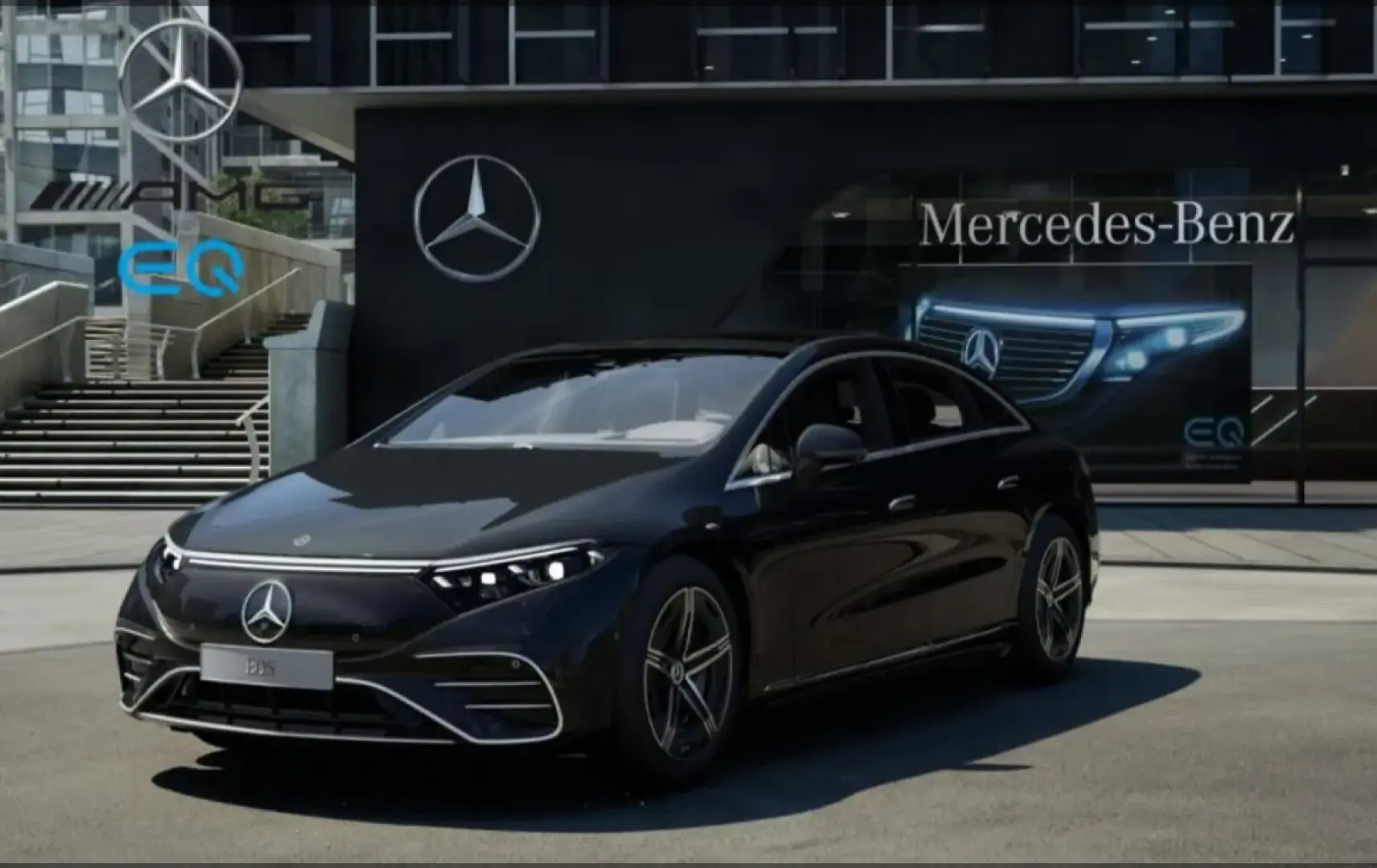 EQS 450  AMG-Sport Hyper Pano TV HA-Lenkung Memo