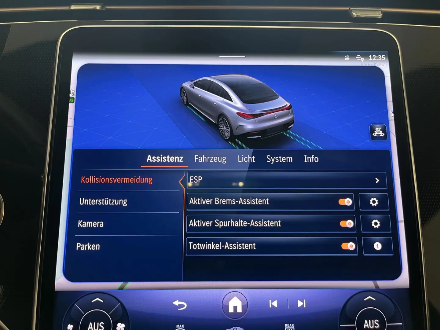 EQE 300 Leder Memory R-Cam ACC Navi LED AHK SHZ