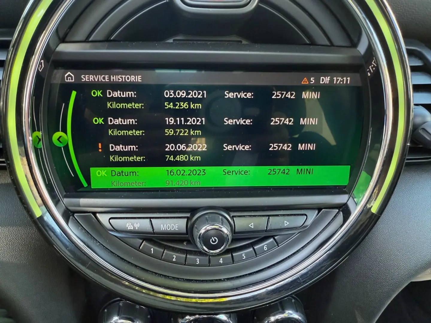 COOPER 1.5 3-trg Chili  Panorama Leder PDC Xenon