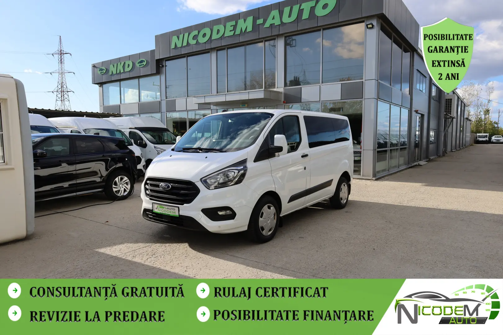 Ford Transit Custom L1H1 8 1 Locuri 2.0D 105CP