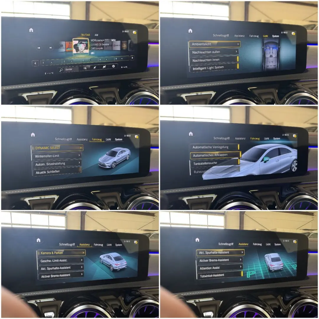 CLA 180d AMG Pano Totwinkel MBUX Kamera Night