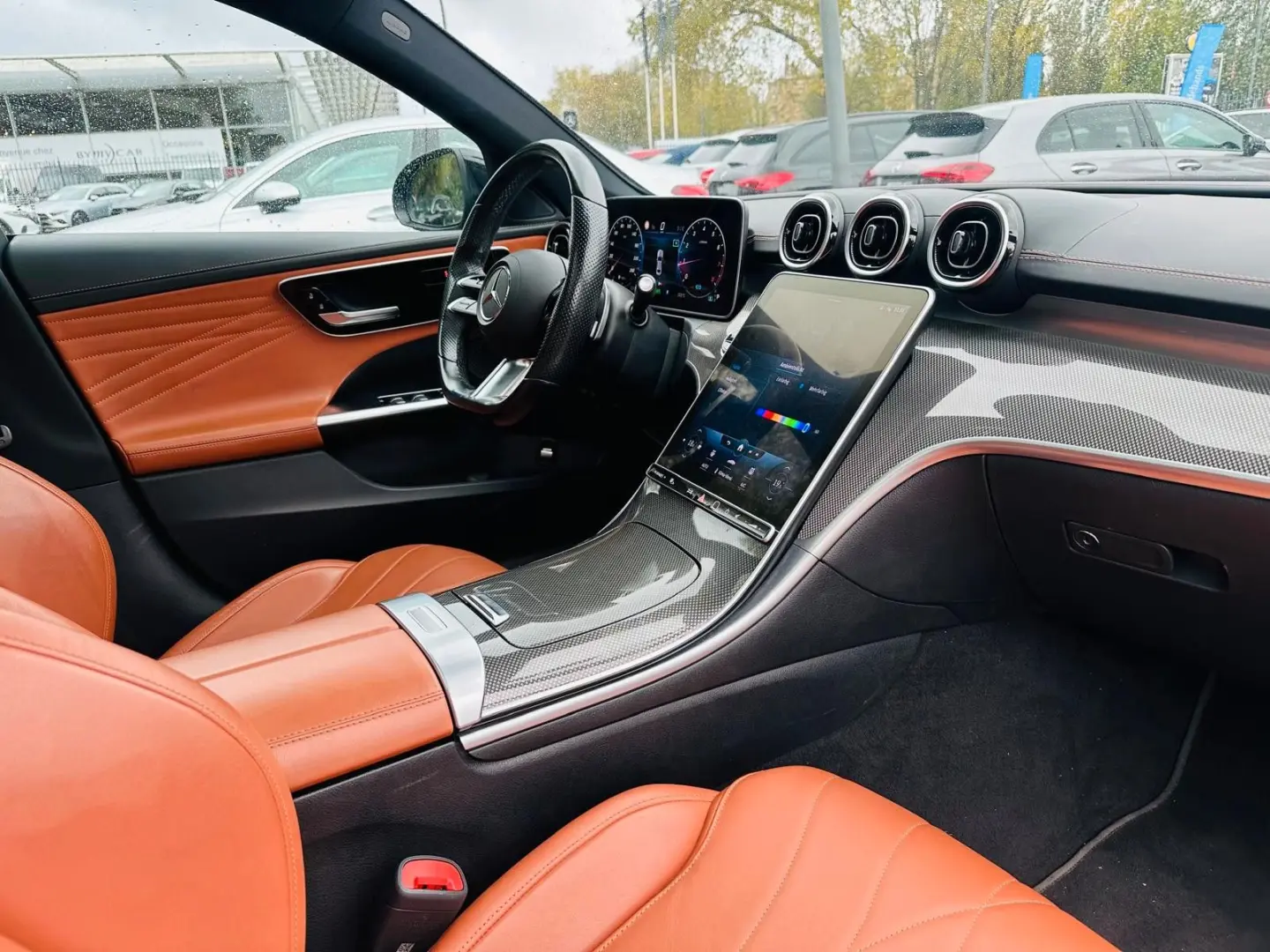 C 180 3 AMG SPORTPAKET NIGHT PANO LEDER BRAUN 1H