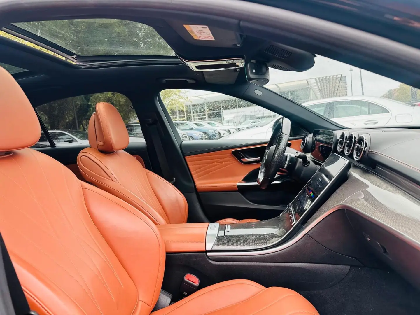 C 180 3 AMG SPORTPAKET NIGHT PANO LEDER BRAUN 1H