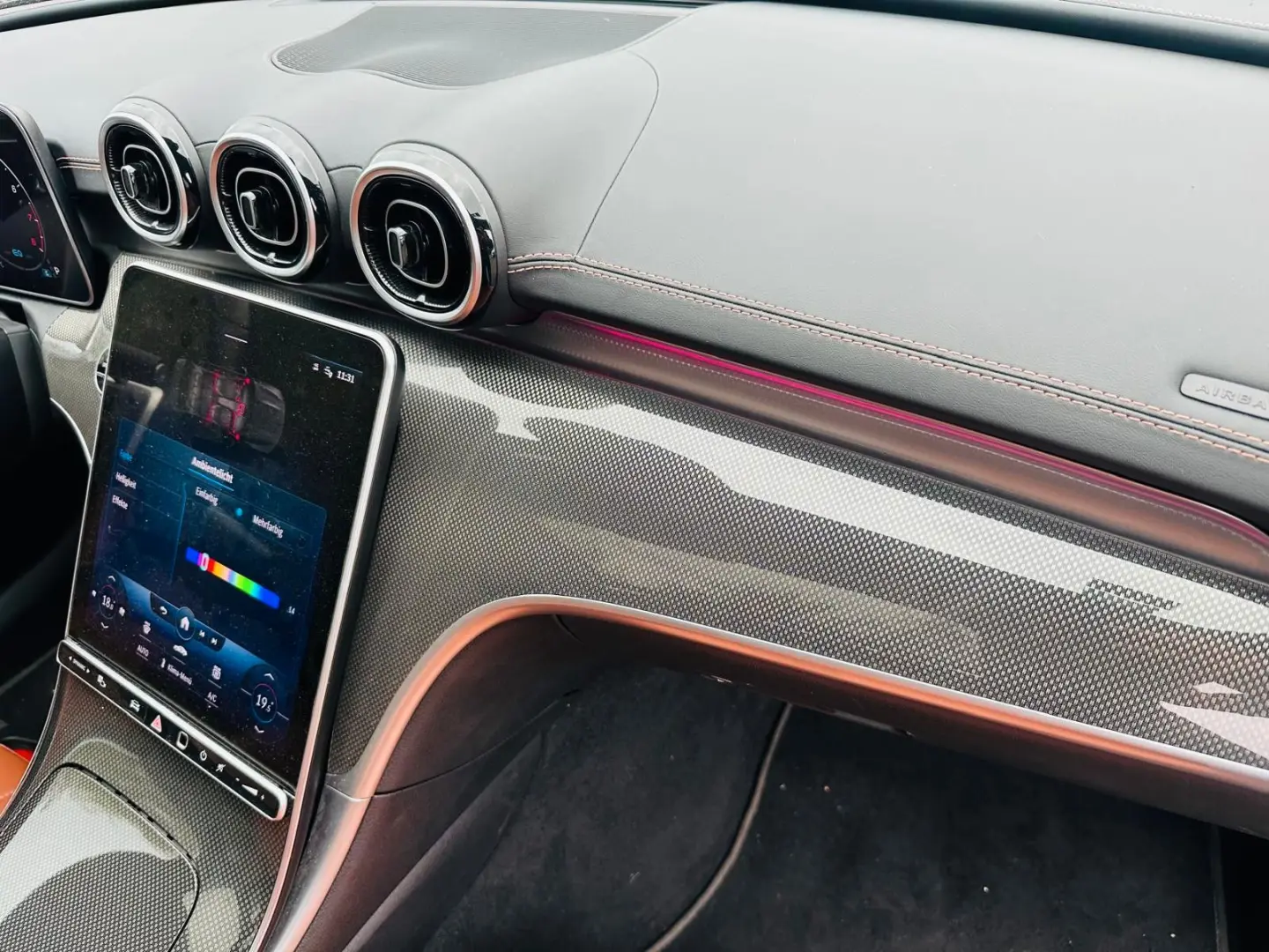 C 180 3 AMG SPORTPAKET NIGHT PANO LEDER BRAUN 1H