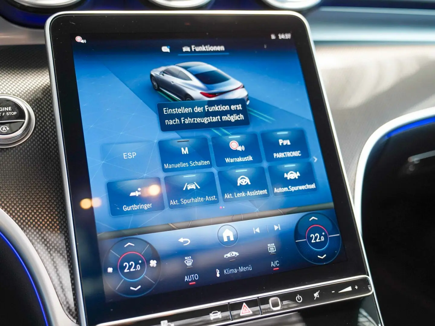 CLE 220 d Coupé AMG Line Night Fahrassistenz