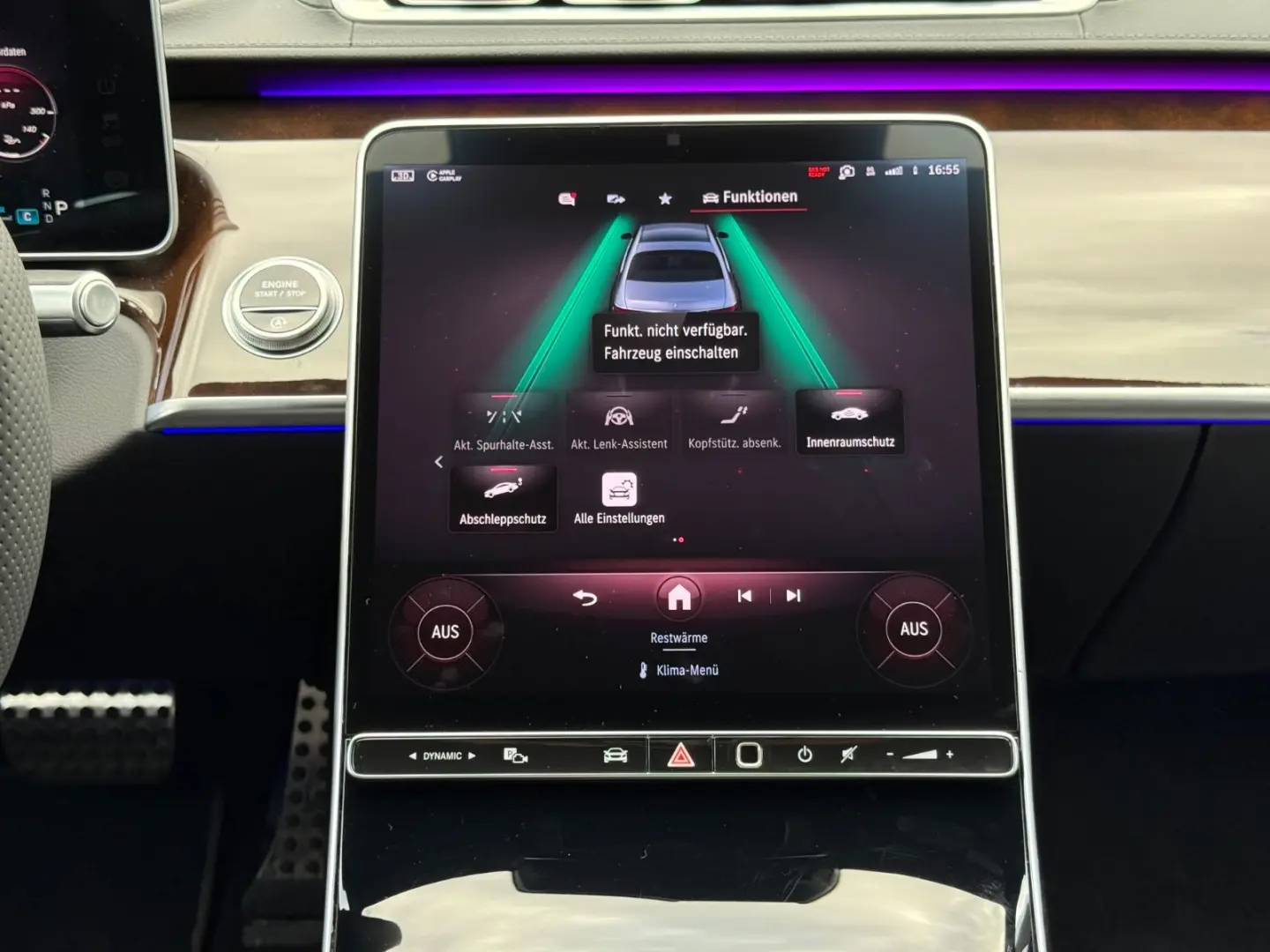 S 350d 4Matic 22 Brabus Fond-TV Burm.4D Massage