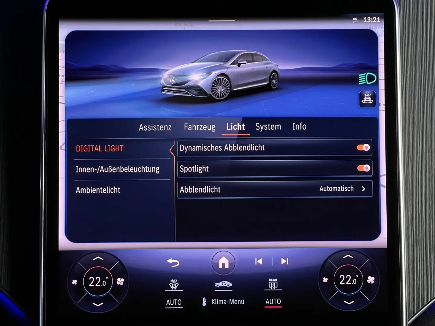 EQE 350 AMG Night Airmatic Distr. Burm3D HeadUp