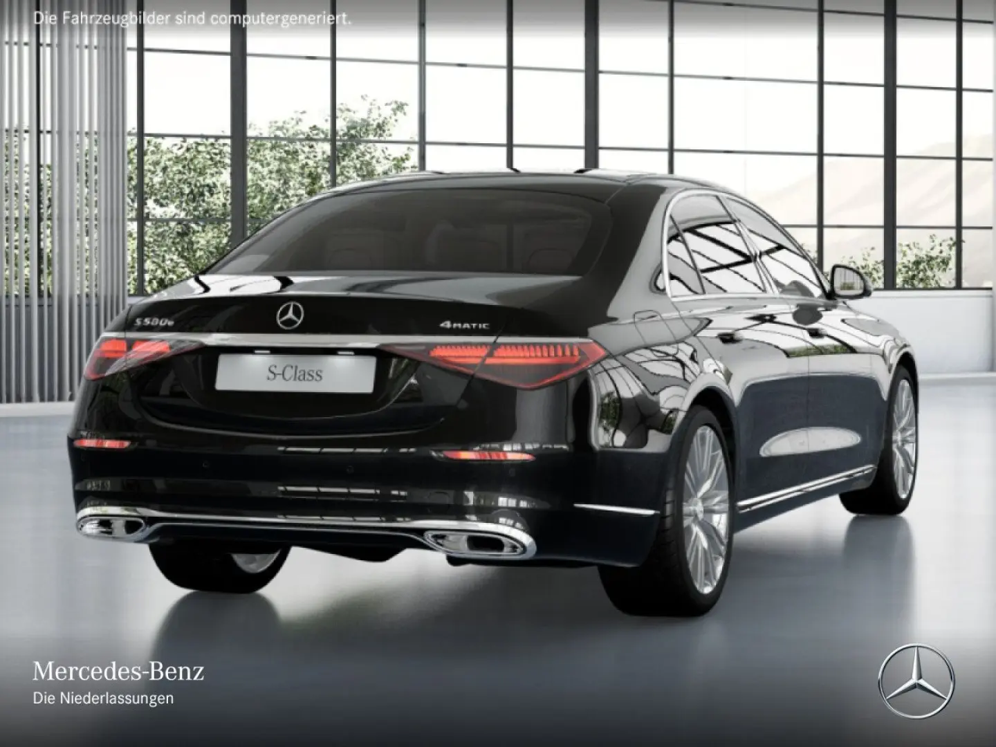 S 580 e 4M lang Fahrass Pano Burme HUD Sitzklima