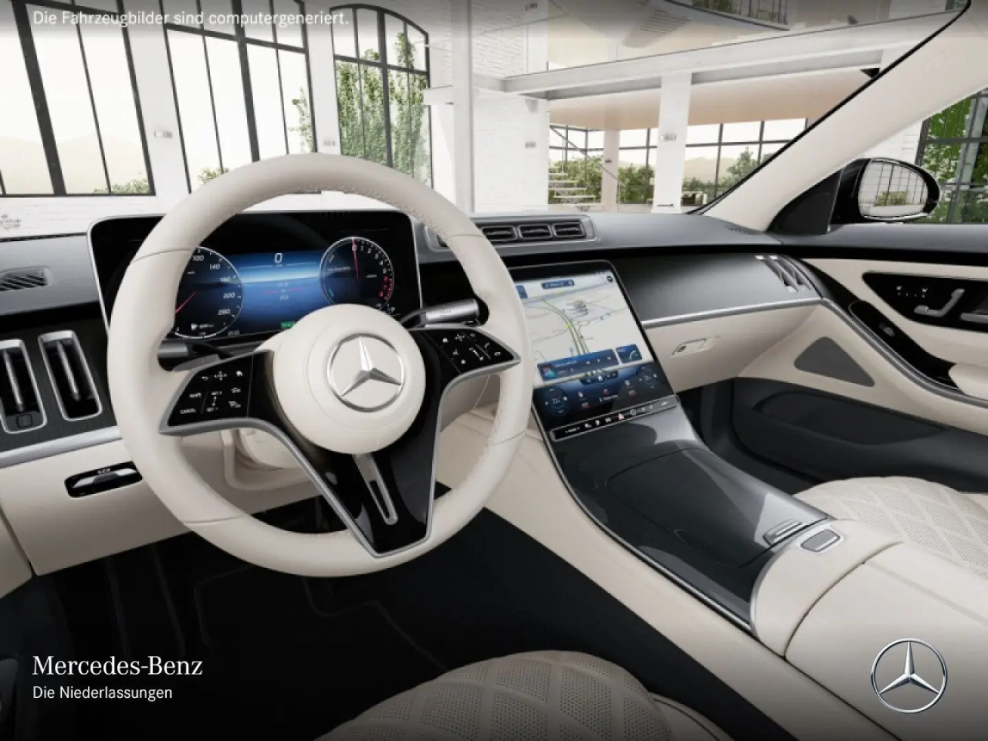 S 580 e 4M lang Fahrass Pano Burme HUD Sitzklima