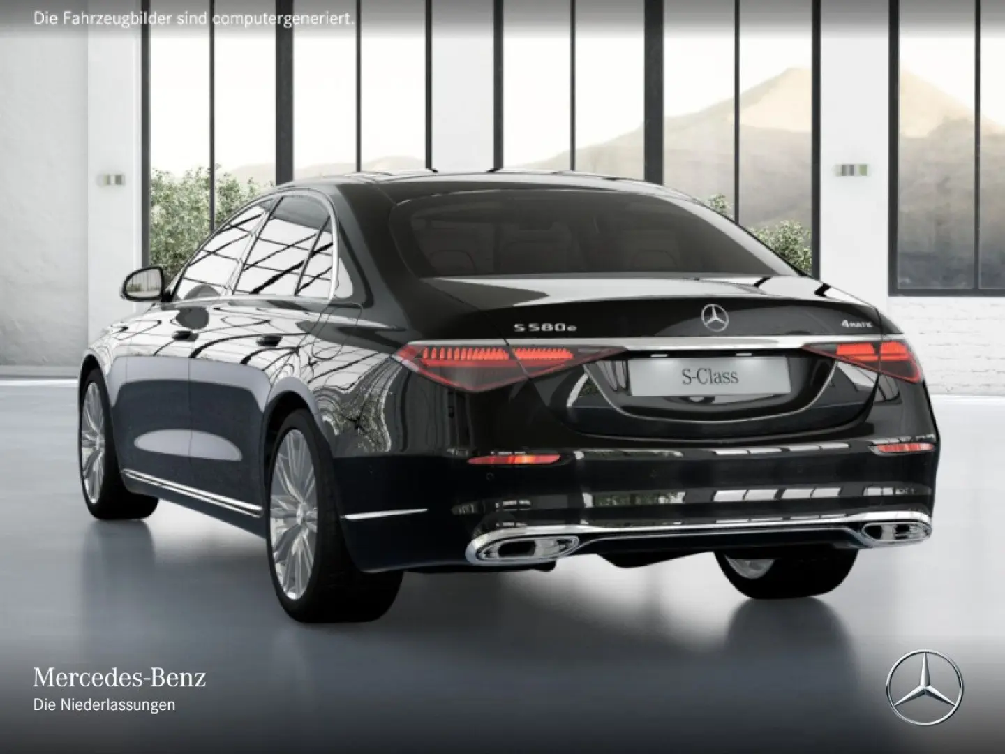 S 580 e 4M lang Fahrass Pano Burme HUD Sitzklima