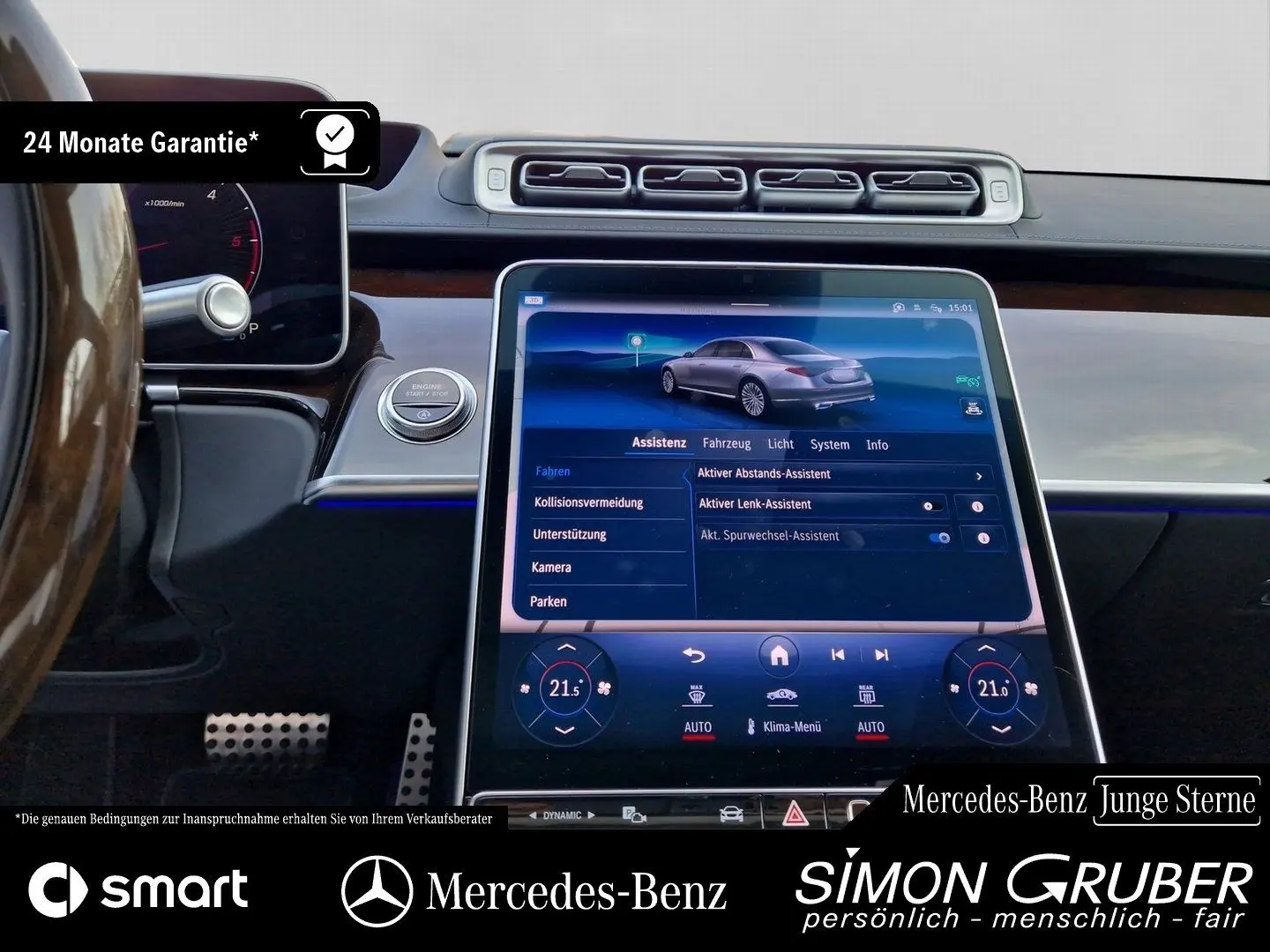 S 350 d 4M lang AMG Exklusiv Chauffeur HAL Burm