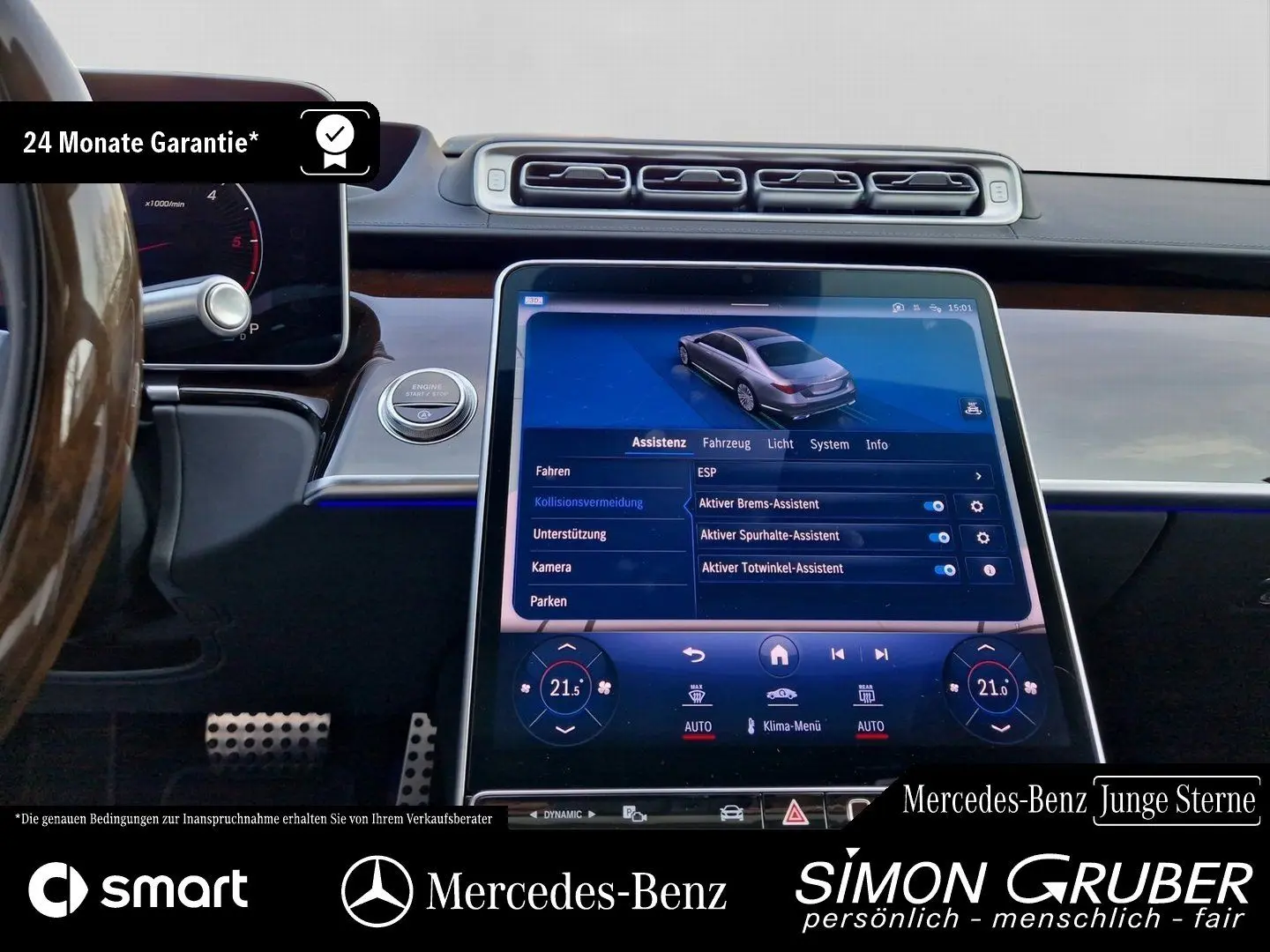 S 350 d 4M lang AMG Exklusiv Chauffeur HAL Burm