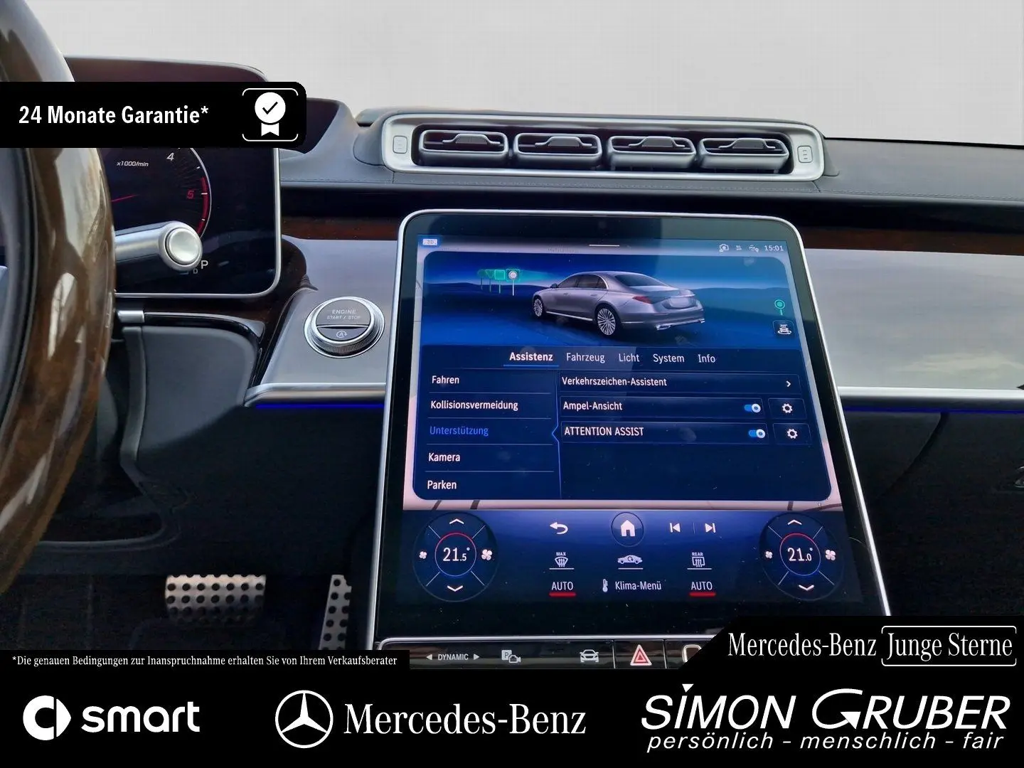 S 350 d 4M lang AMG Exklusiv Chauffeur HAL Burm