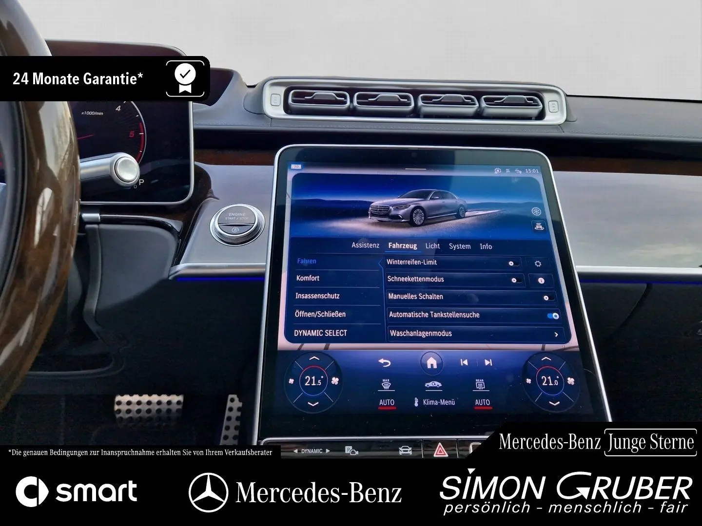 S 350 d 4M lang AMG Exklusiv Chauffeur HAL Burm