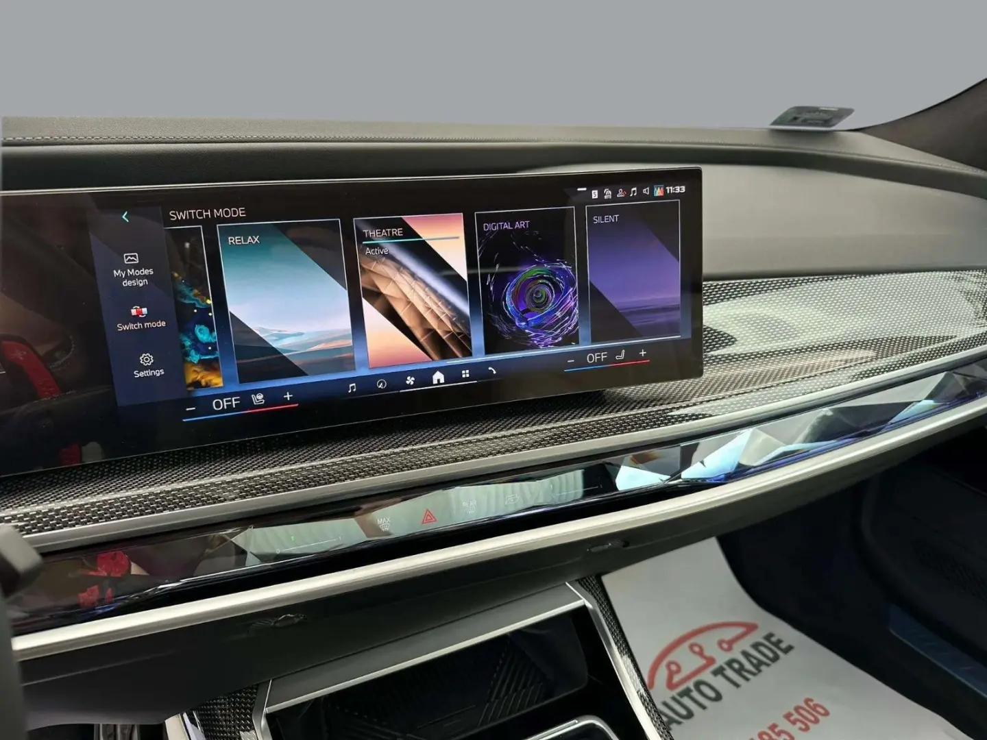 M760 Baureihe 7 Lim M 760 e xDrive Fond Sky B&W