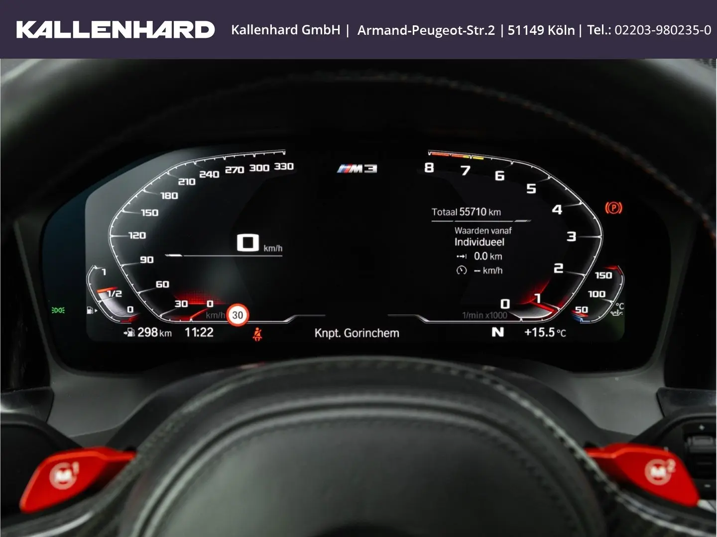 M3 Manuell-Ind.FrozenBlack-Carbon Bremse