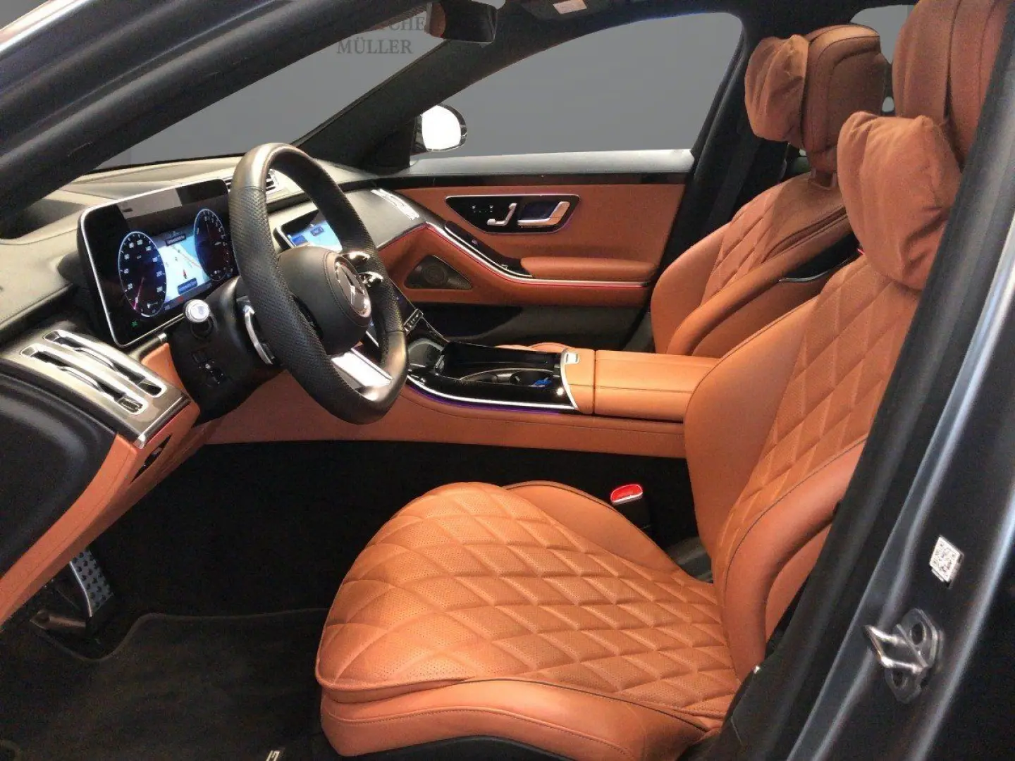 S 580 e lang AMG Pano Distr KeyG Burm Servoschli