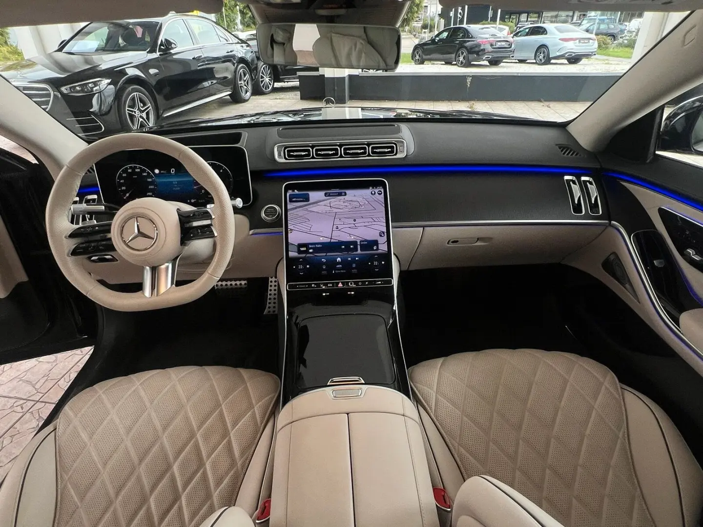 S 450 d 4M lang AMG Line Standhzg. Pano.-Dach