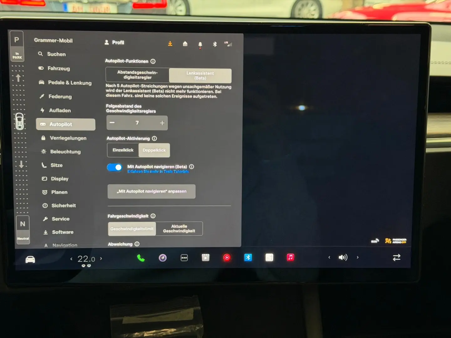 MODEL X PALLADIUM  ENHANCED AP   6SEATER