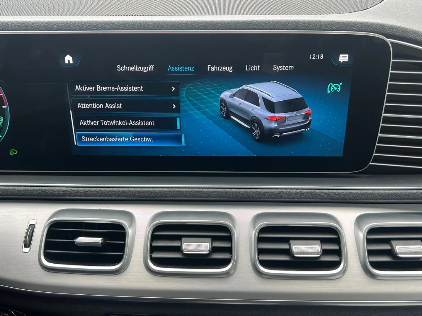GLE 350 de Distro Kamera LED DAB ele.Sitz 19