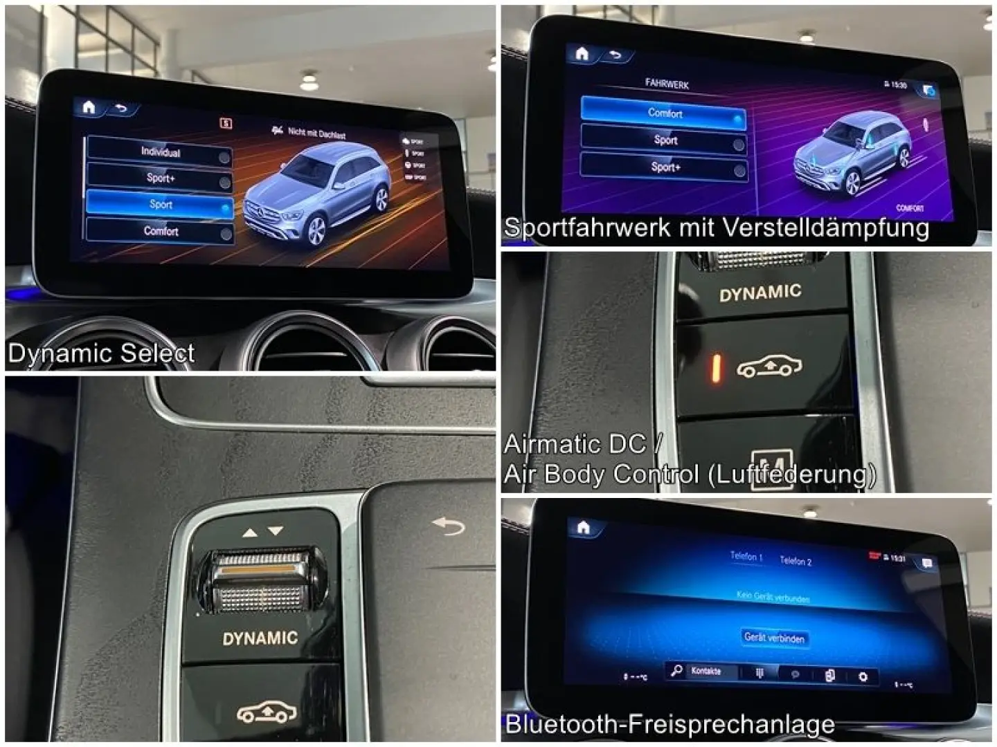 GLC 300de AMG MBUX Airmatic Burm ILS HUD DTR 360