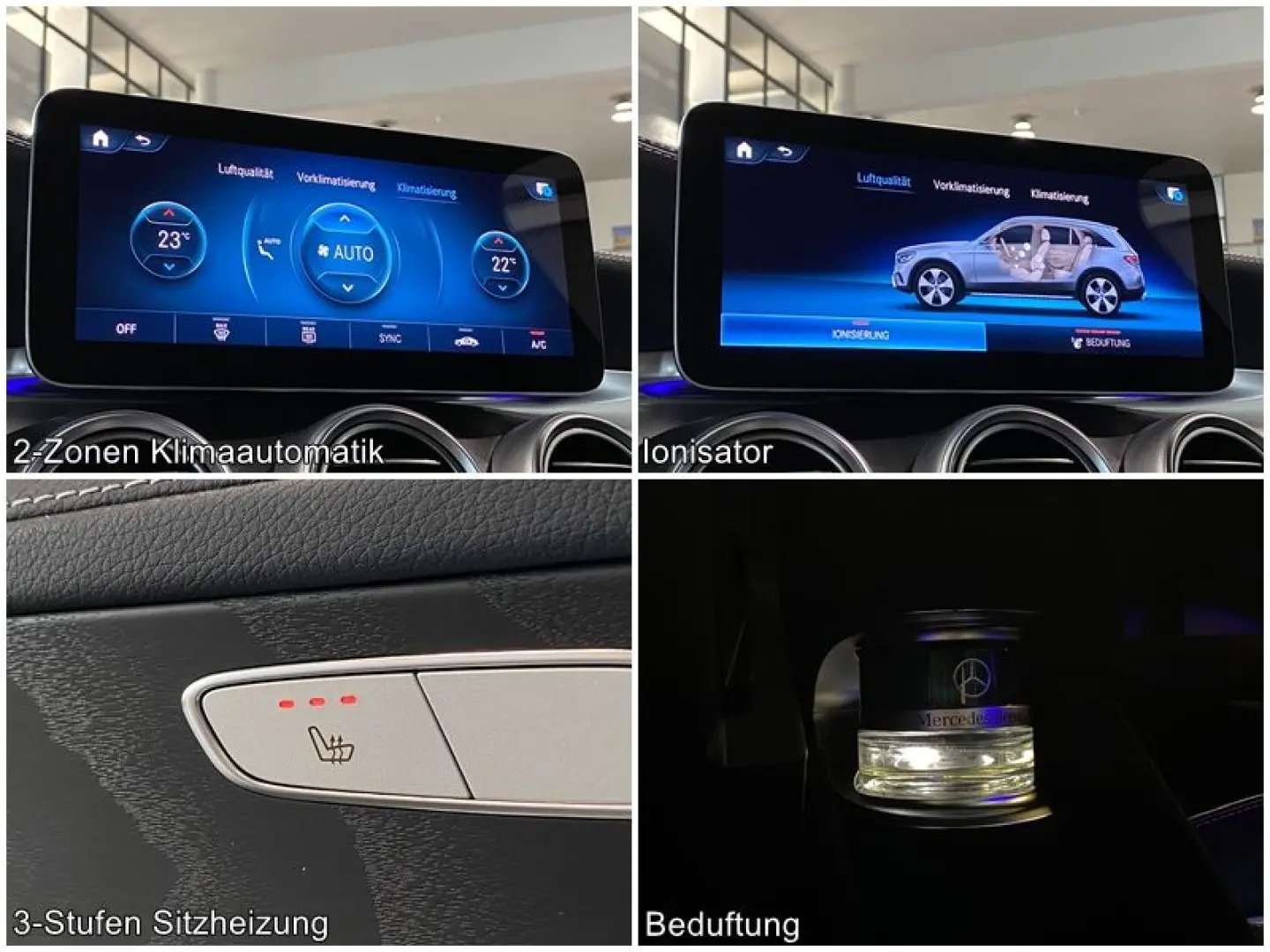 GLC 300de AMG MBUX Airmatic Burm ILS HUD DTR 360