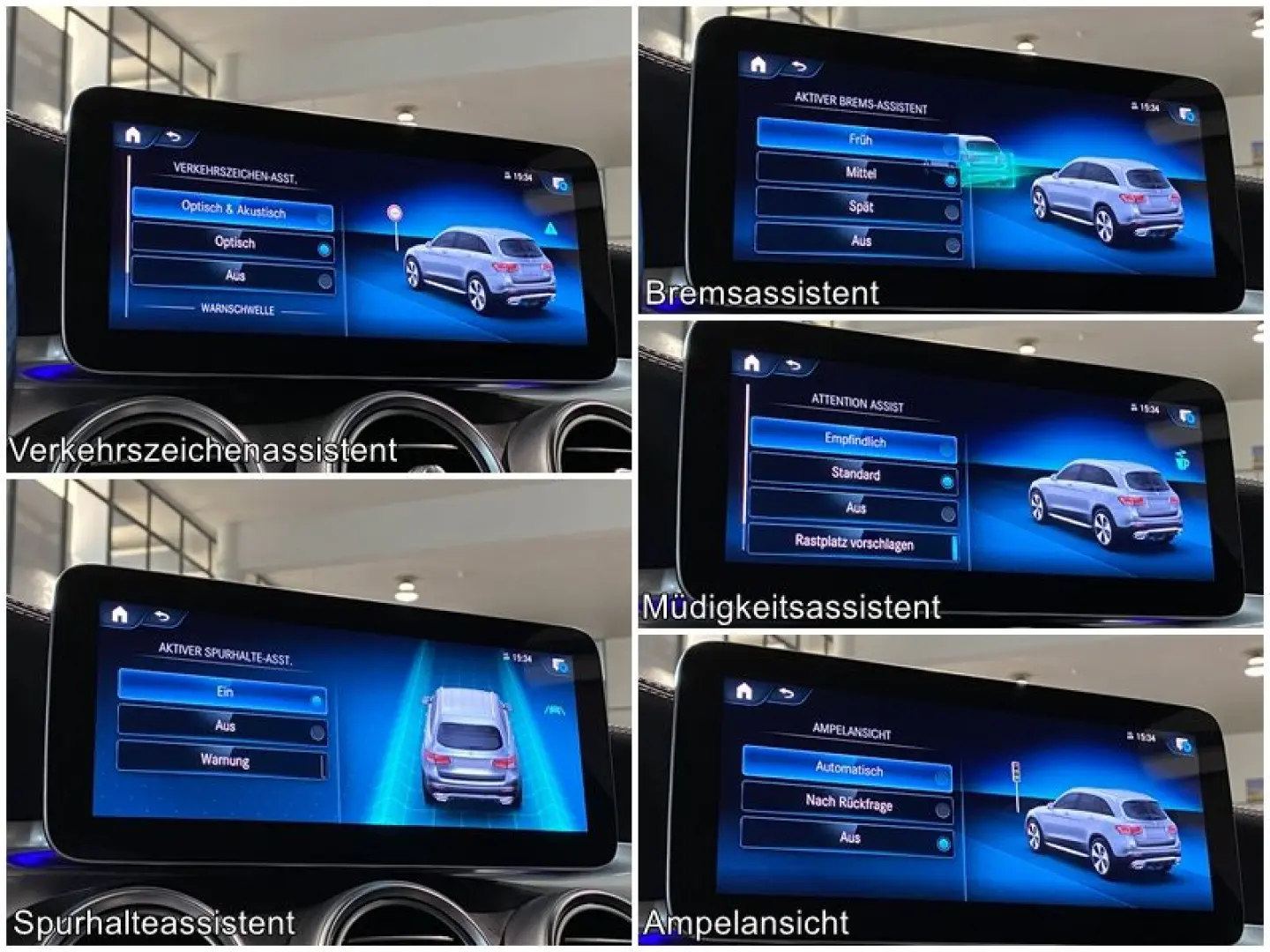 GLC 300de AMG MBUX Airmatic Burm ILS HUD DTR 360