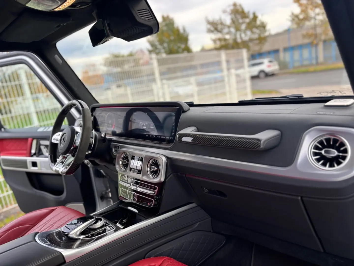 G 63 AMG Performance Carbon Fond TV Burm 22 Zoll