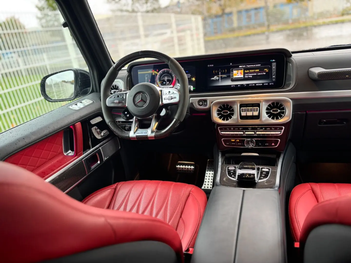 G 63 AMG Performance Carbon Fond TV Burm 22 Zoll