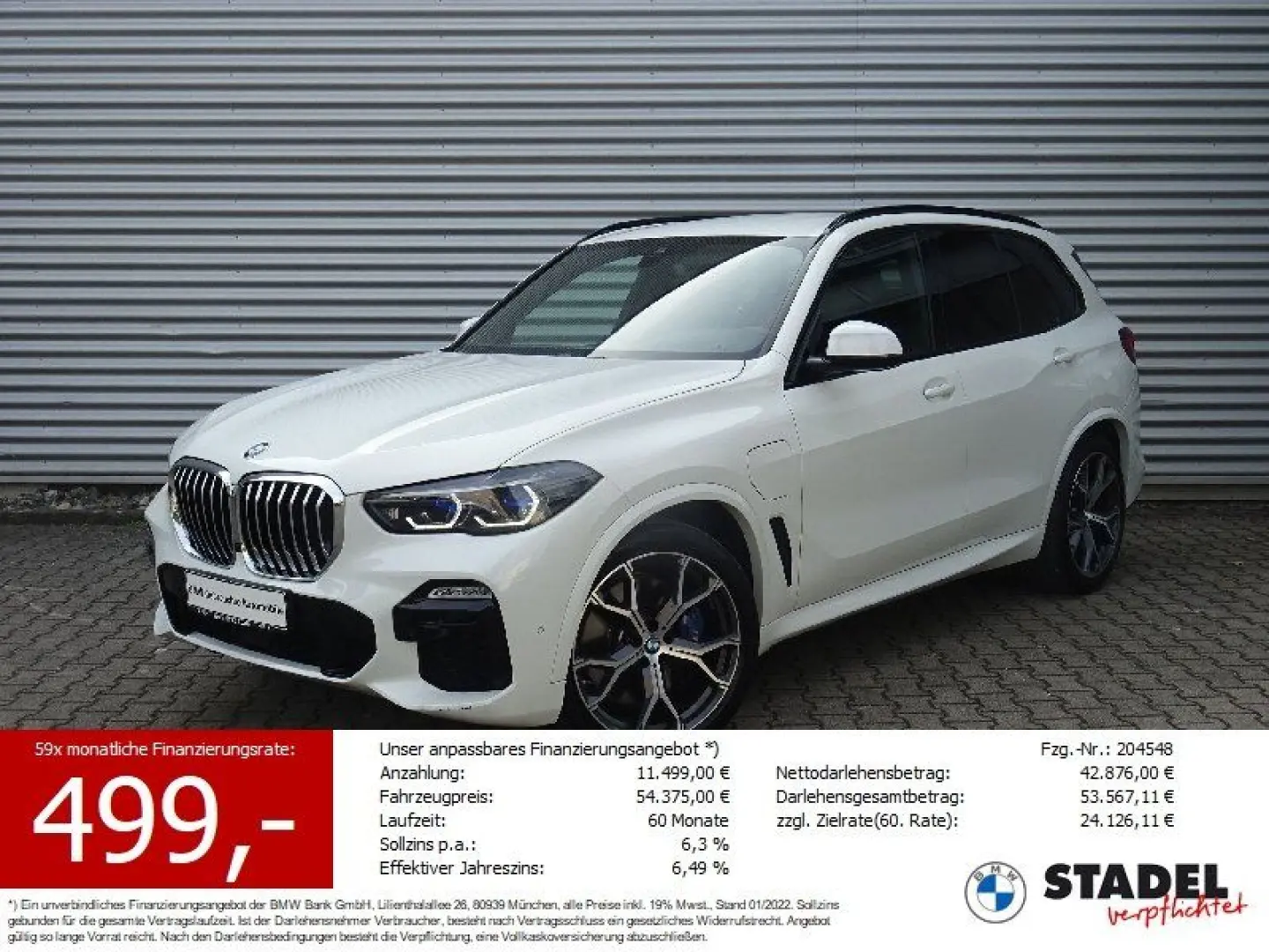 X5 xDrive45e M Sport Laser ACC HuD Luftfederung