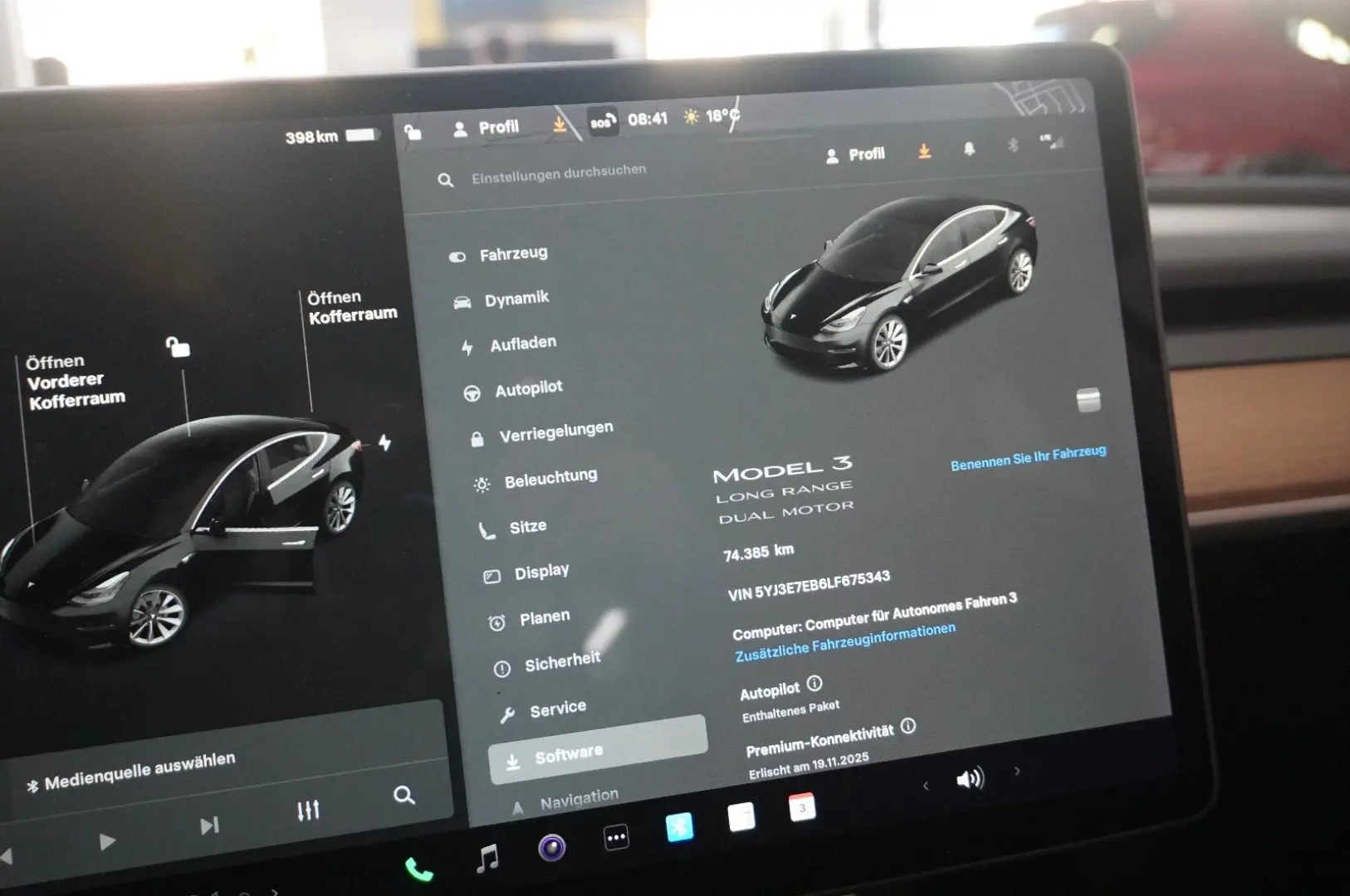 Model 3 LONGRANGE DUAL-MOTOR NAVI KAMERA SH PANO