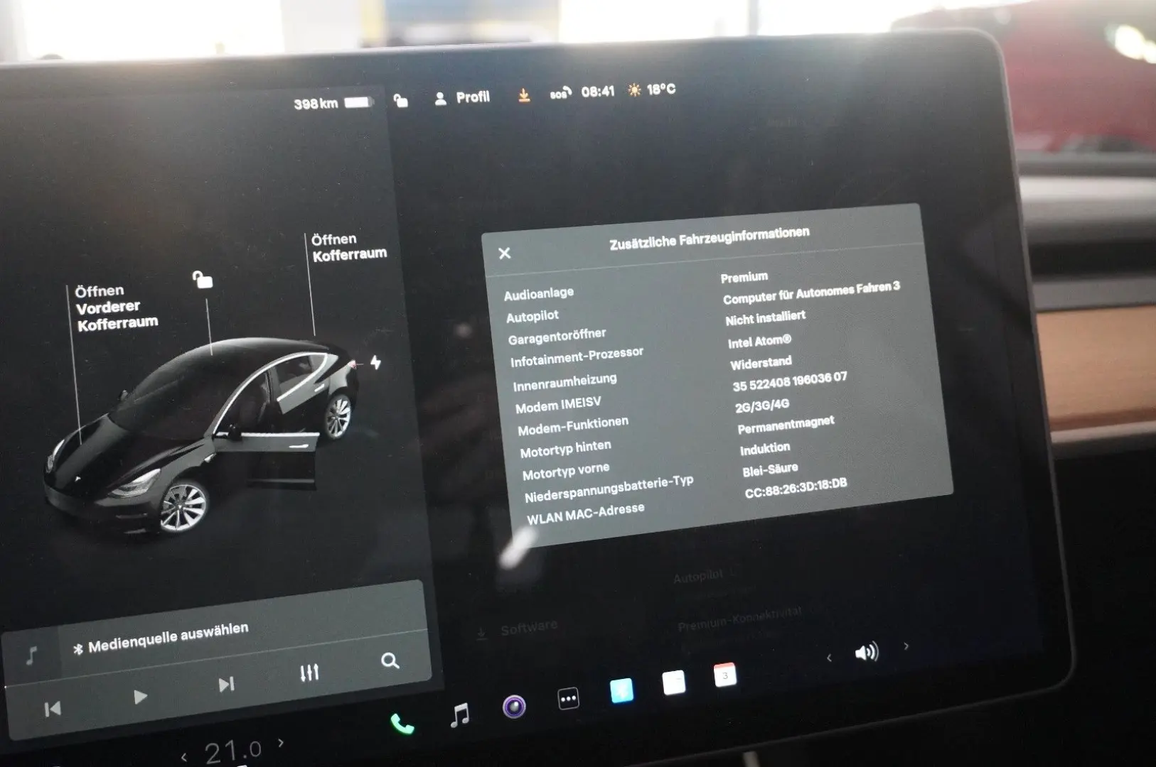 Model 3 LONGRANGE DUAL-MOTOR NAVI KAMERA SH PANO